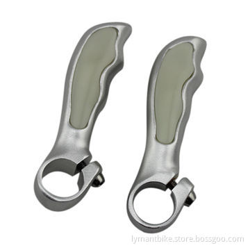 Bicycle bar ends with LED light, 3D forged, extension 100mm/aluminum alloy 6061 bike bar ends/28.6mm